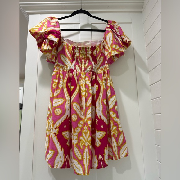 Beyond by Vera Leah Pondi Pink Off-Shoulder Dress - Picture 8 of 9